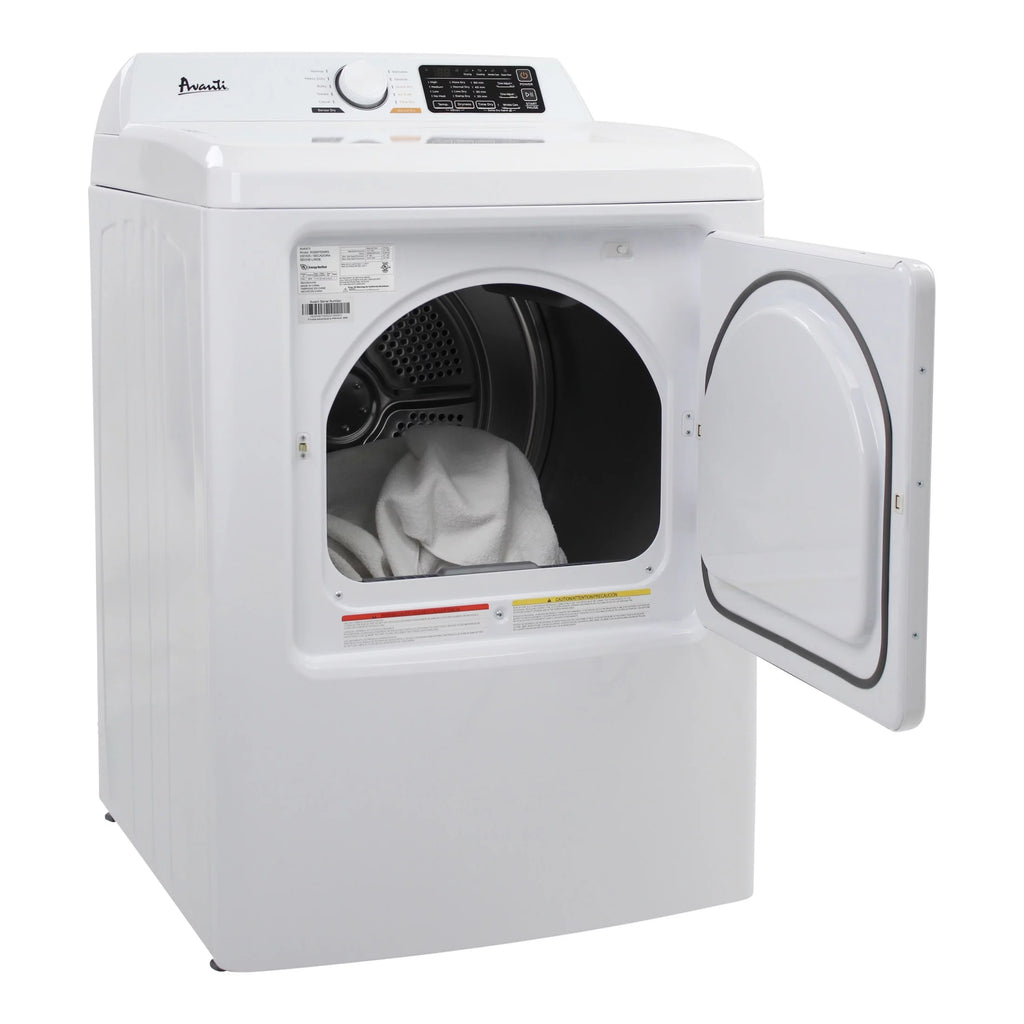 Front Load Gas Vented Clothes Dryer 7.0 Cu. ft. White H519