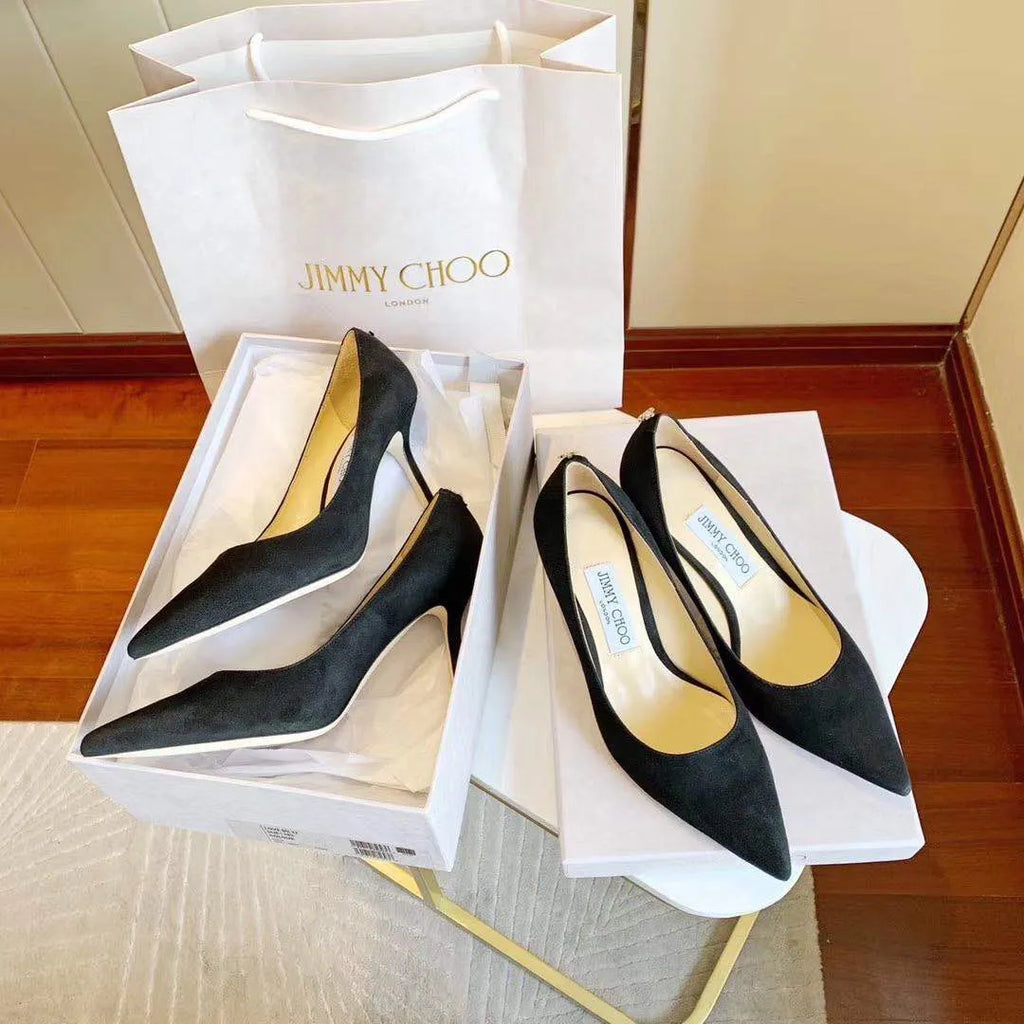 Black Suede Pumps C987575