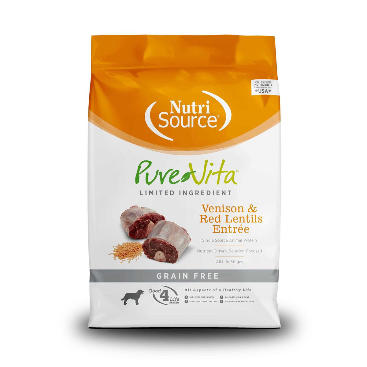 Grain Free Venison Red Lentils Dog Food L43482