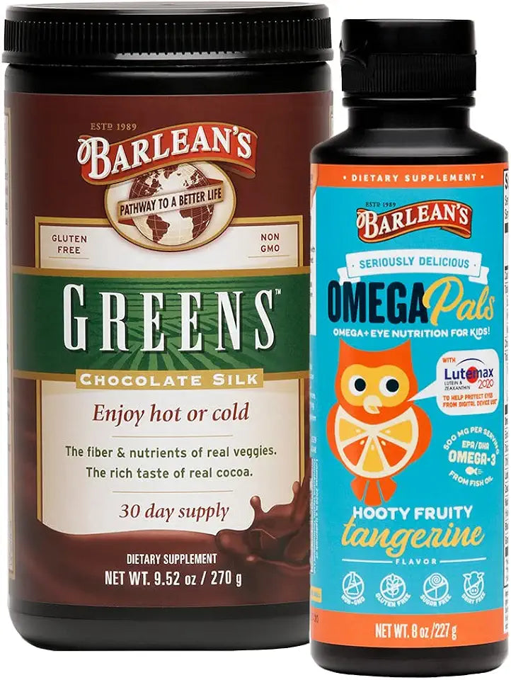 Fish Oil and Greens Powder Kids Bundle P95116