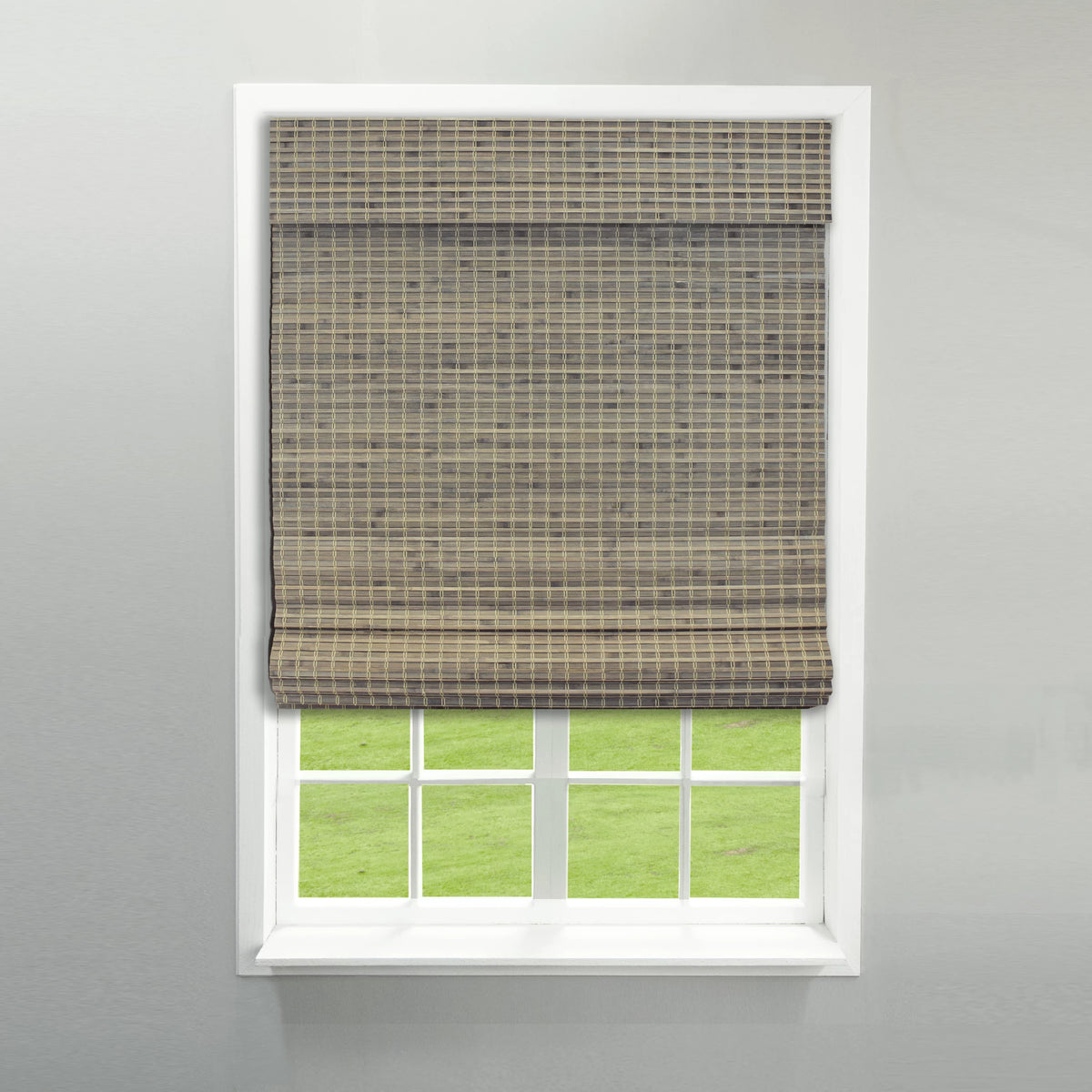 Cordless Privacy Weave Roman Shade F40431