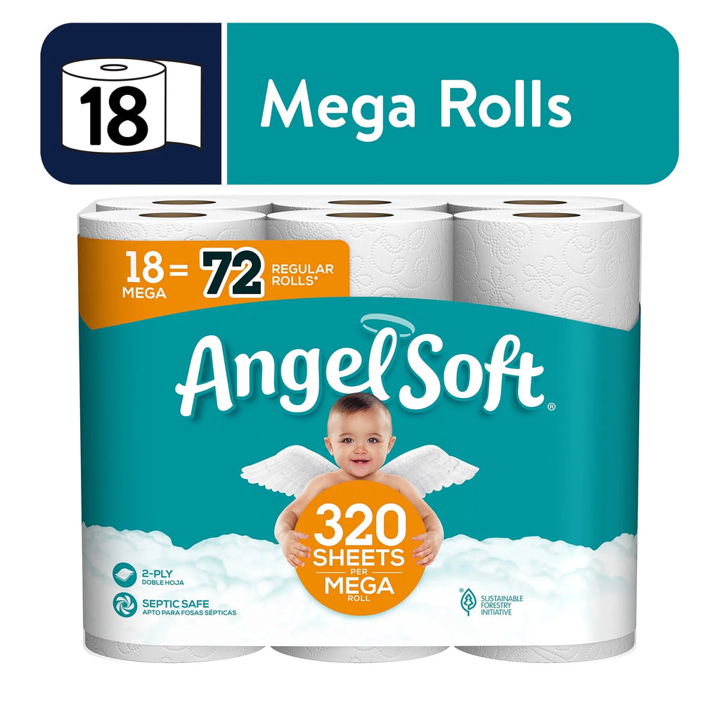 Toilet Paper 18 Mega Rolls M329