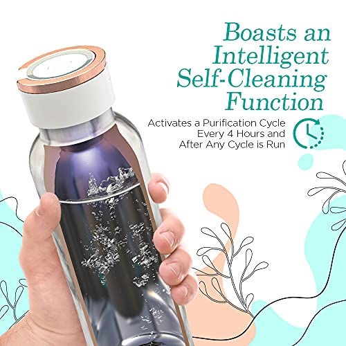 24 Oz Insulated Stainless Steel UV Water Bottle F759