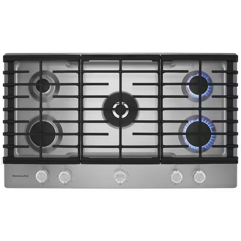 36 in. Stainless Steel Gas Cooktop with 5 Burners X577712