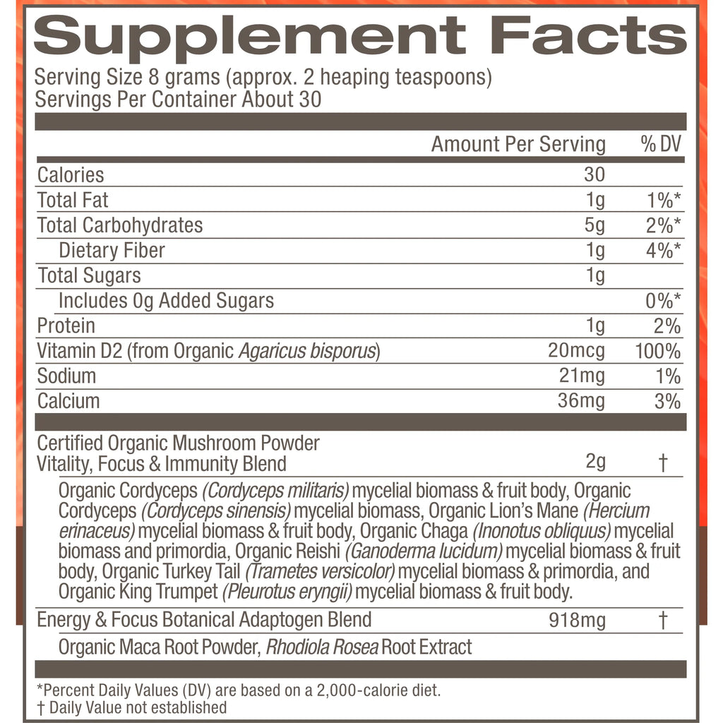 Mushroom Morning Energy Blend V143001