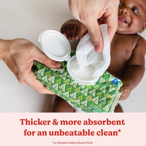 Hypoallergenic Baby Wipes, 99% Purified Water, 3 Refill Packs (624 Wipes Total) L68284