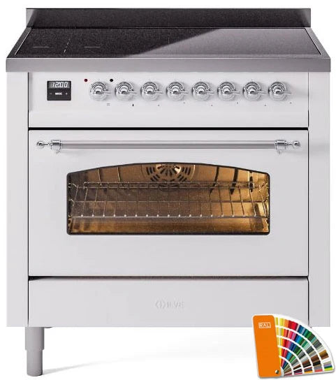 36 Induction Range with Electric Oven T205904