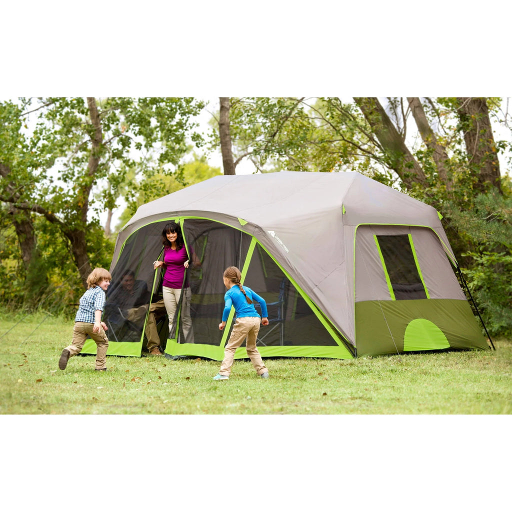 14' x 13.5' 9 Person 2 Room Instant Cabin Tent with Screen Room B2253