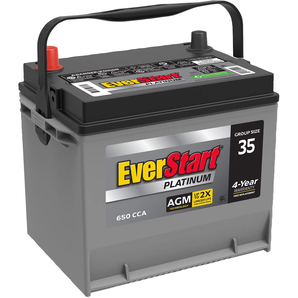 AGM Automotive Battery Group Size 35 12 Volt 650 CCA M80193