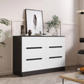 Black & White 6 Drawer Dresser R616204