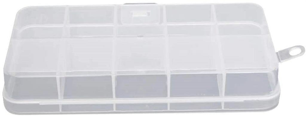 Plastic 10 Grids Component Storage Box Pack of 2 K5257