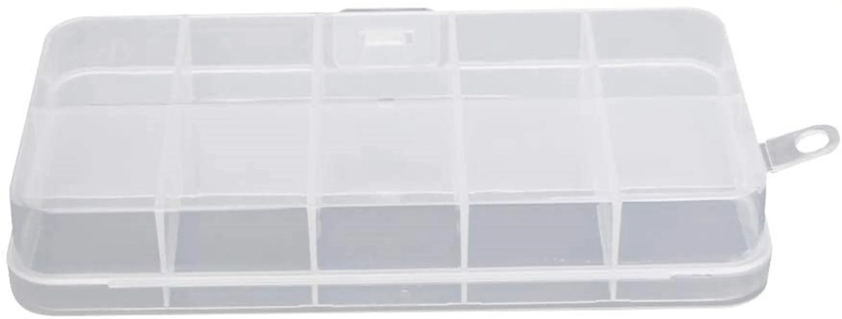 Plastic 10 Grids Component Storage Box Pack of 2 K5257
