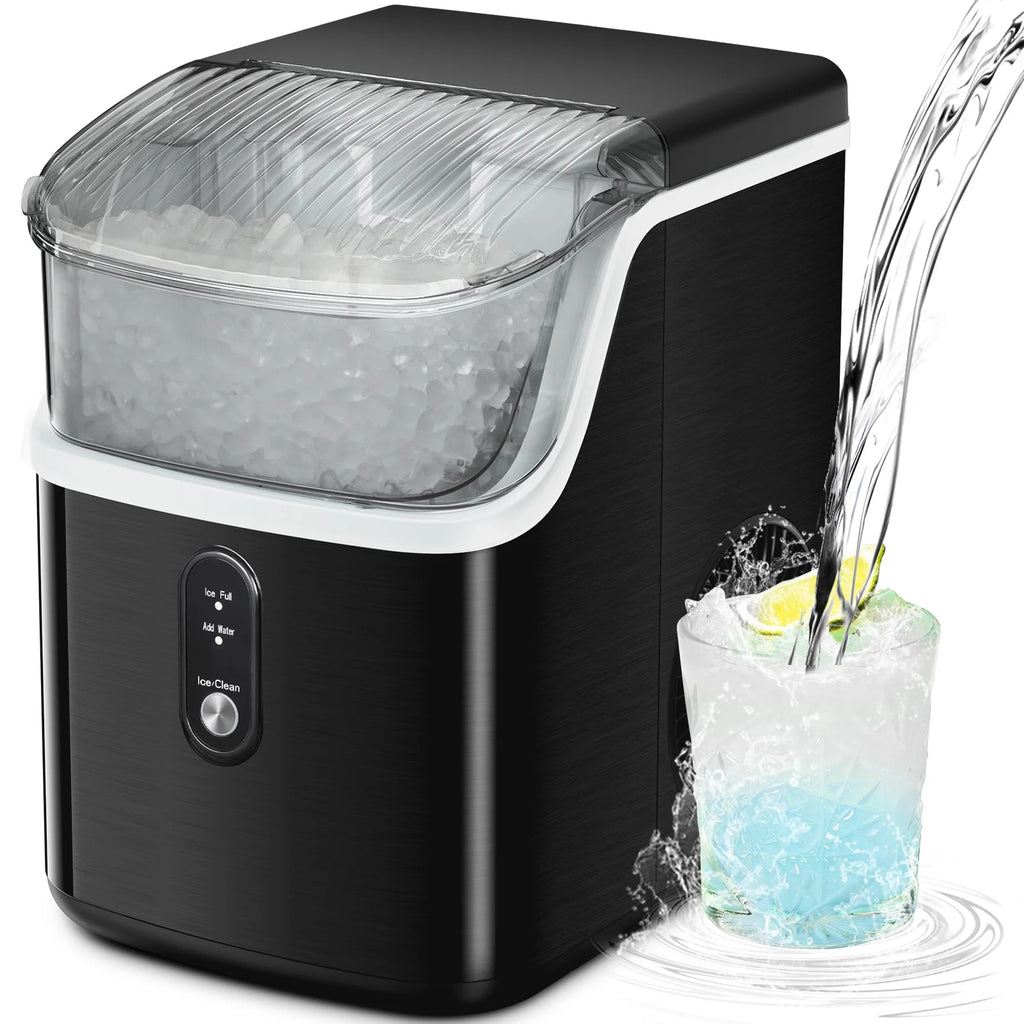 Portable Nugget Ice Maker with Self-Cleaning Function I28464