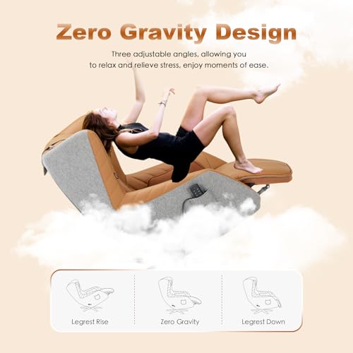 Zero-Gravity Massage Chair 360° Swivel Heat 3D Bluetooth Speaker L755