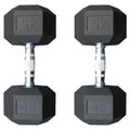 45 lb Rubber Dumbbell Pair J57891