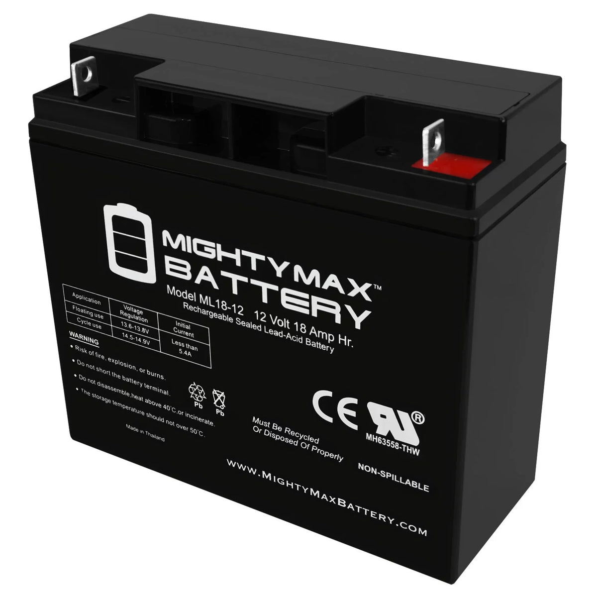 12V 18AH Rechargeable Battery Z984266