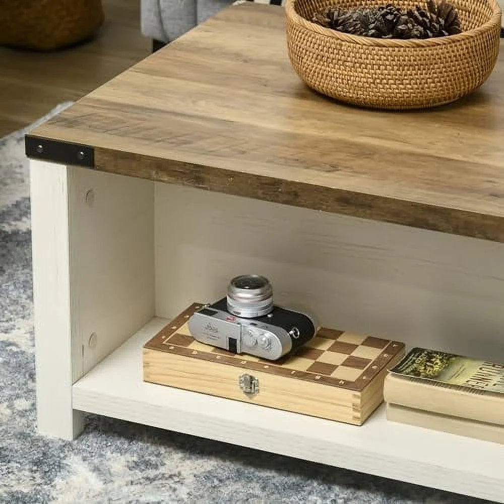 Farmhouse Coffee Table with Drawer K647654