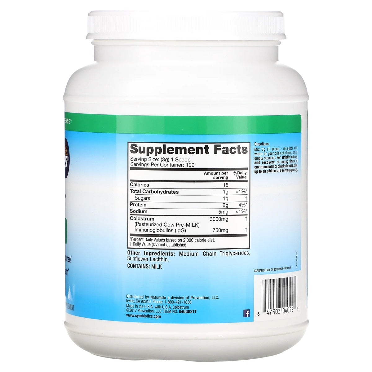 Colostrum Plus Powder 21oz N141285