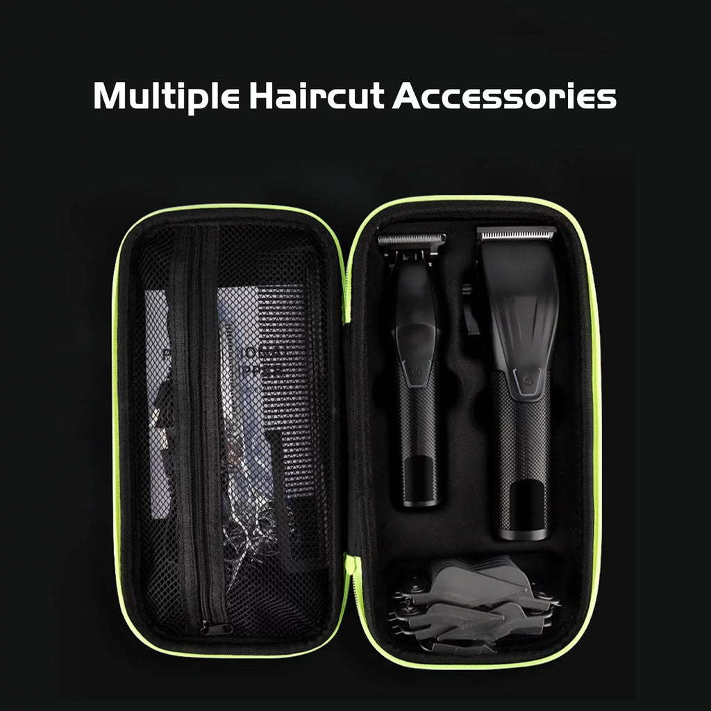 Electric Hair Clippers Set with Display, Speed Adjustable J372974