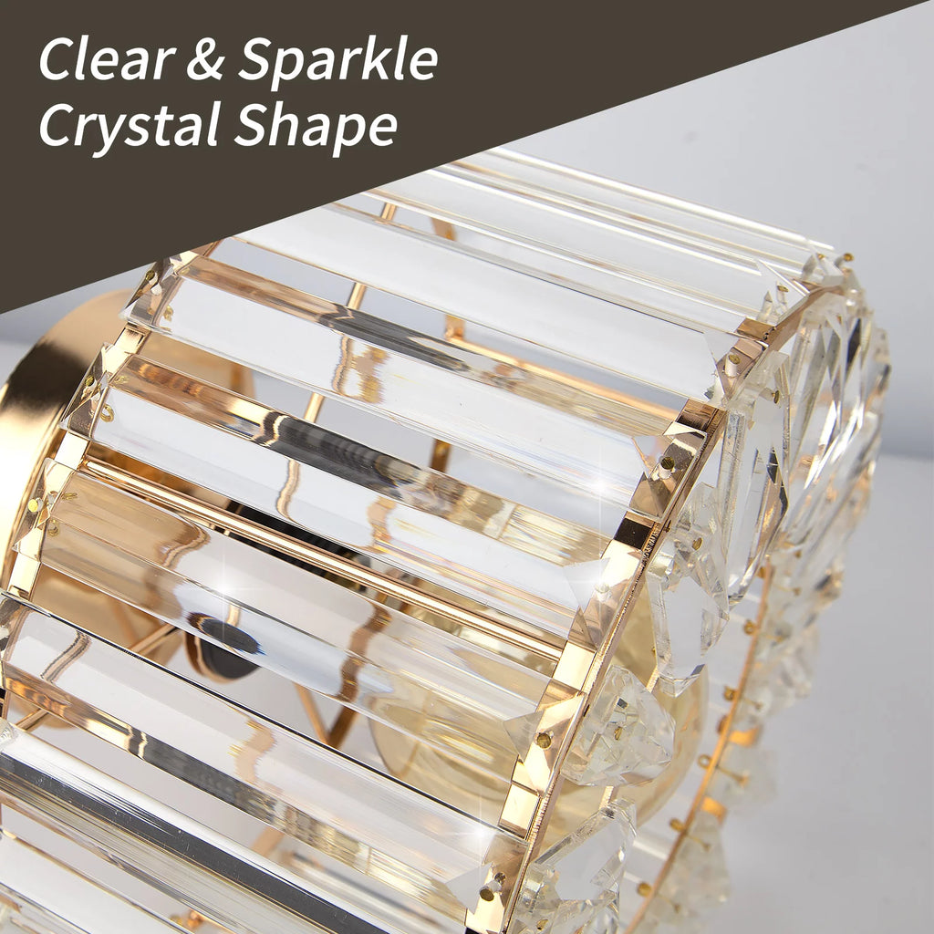 Flush Mount Crystal Ceiling Light Fixture K191757
