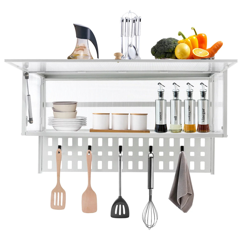 Wall Mounted Cabinet with 5x Hooks W3746