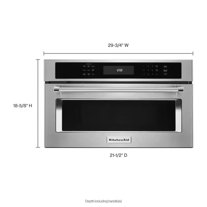 Built-In Microwave in Stainless Steel A158