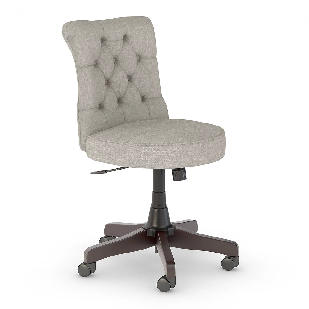 Light Gray Fabric Tufted Office Chair W5311