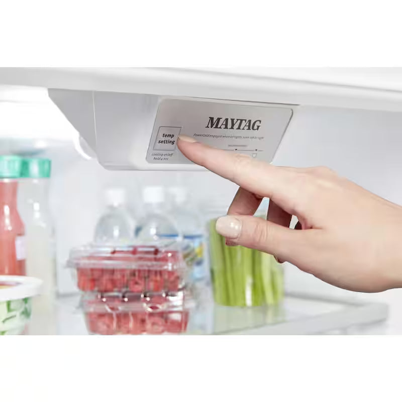 21 cu. ft. Top Freezer Refrigerator in Stainless Steel E893