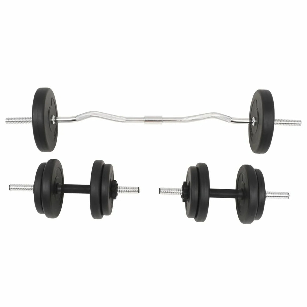 Barbell and Dumbbell Set 66.1 lb H263