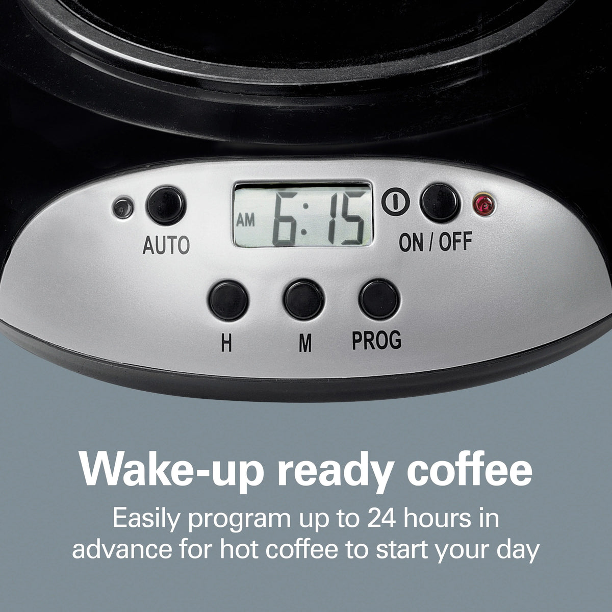 12 Cup Programmable Coffee Maker with Glass Carafe J104855
