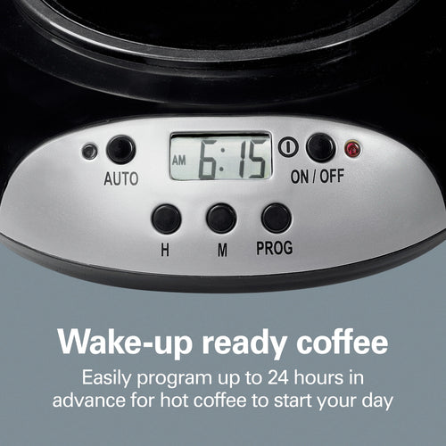 12 Cup Programmable Coffee Maker with Glass Carafe J104855