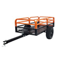 Steel Dump Cart 1500 Pounds 15 Cubic Feet Utility Trailer F3418