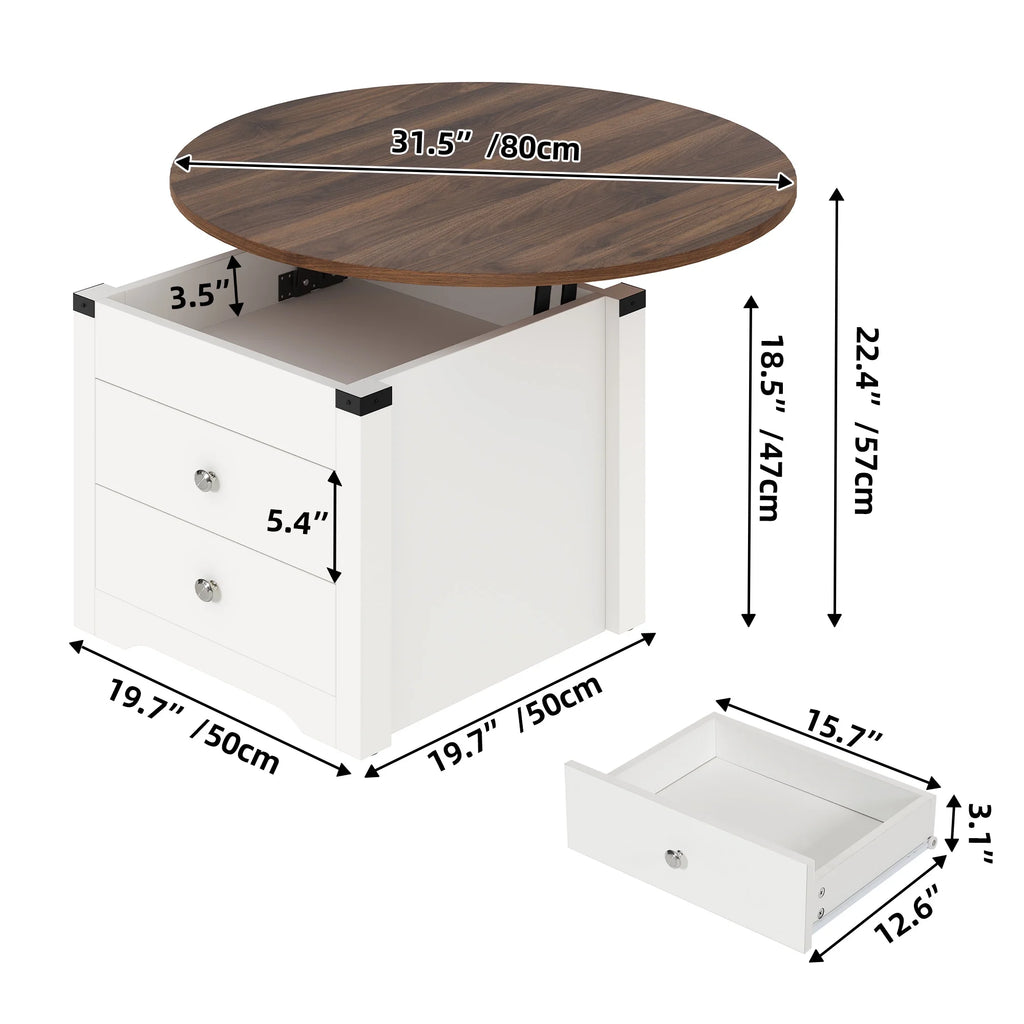 Lift Top Coffee Table with Storage Q689