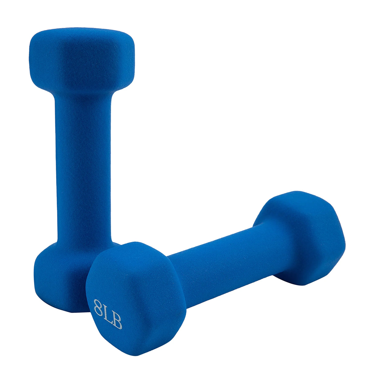 Set of 2 25LB Black Hex Dumbbells N8144