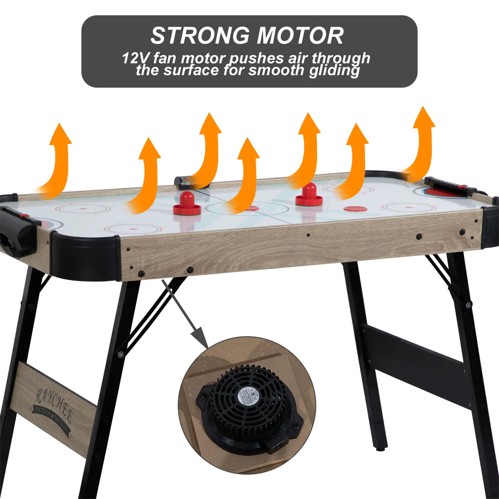 48in Foldable Air Powered Hockey Table with LED Scoreboard I47217