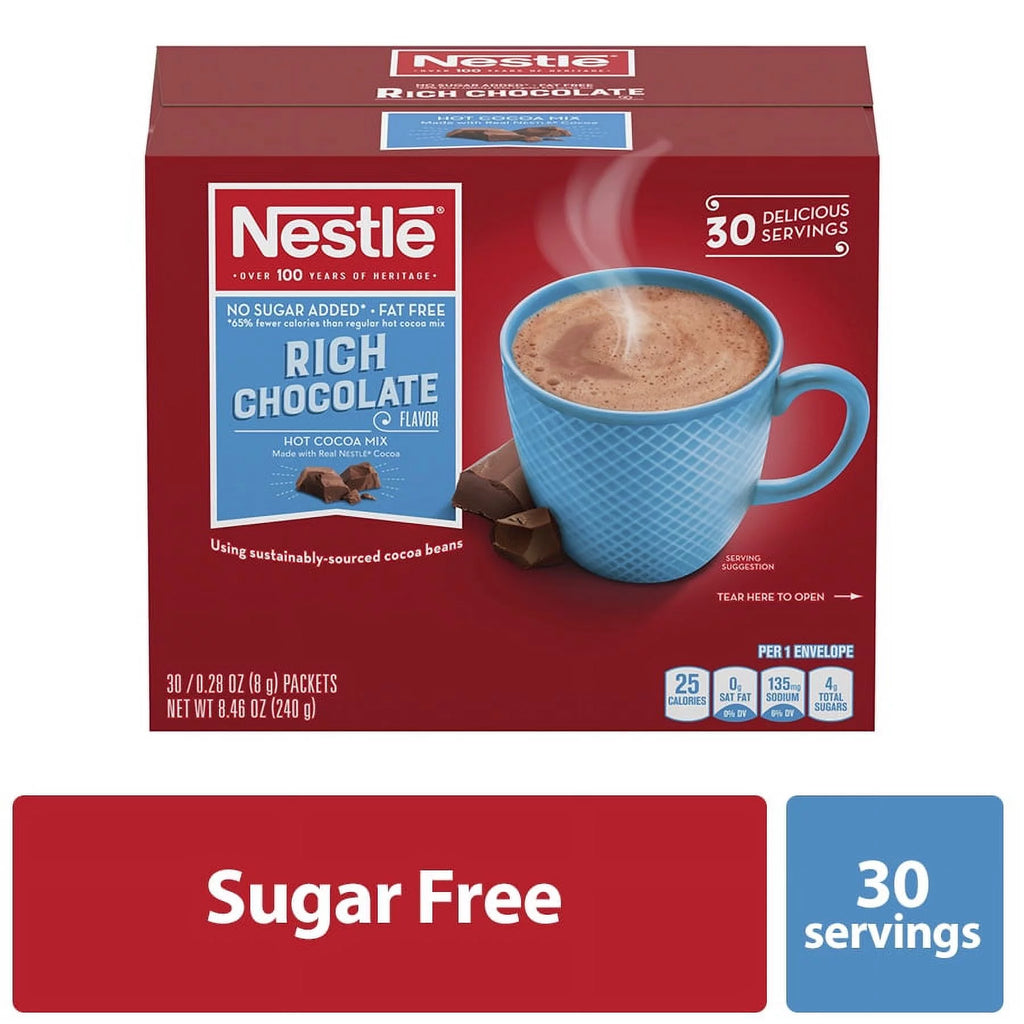 Hot Cocoa Mix Envelopes, 0.28 Oz Packet, 5 Boxes Z278