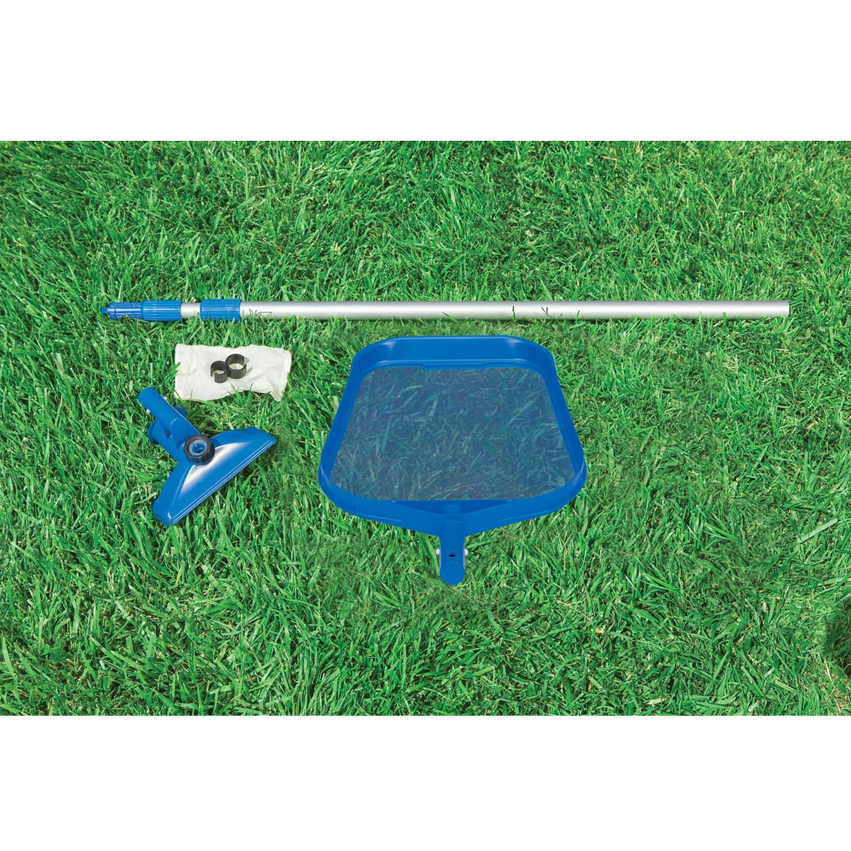 12' x 2.5' Round Pool with Filter Pump and Cleaning Kit L75968