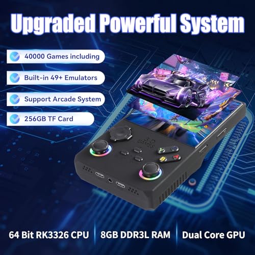 Retro Handheld Game Console 256G 4.0 Inch IPS Screen 4000mAh C218848