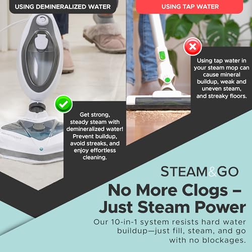 10-in-1 Steam Mop Handheld Steam Cleaner D182255