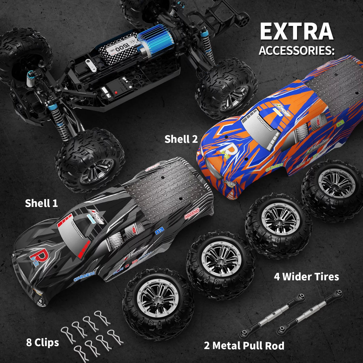 1:10 Scale High Speed RC Monster Truck K853