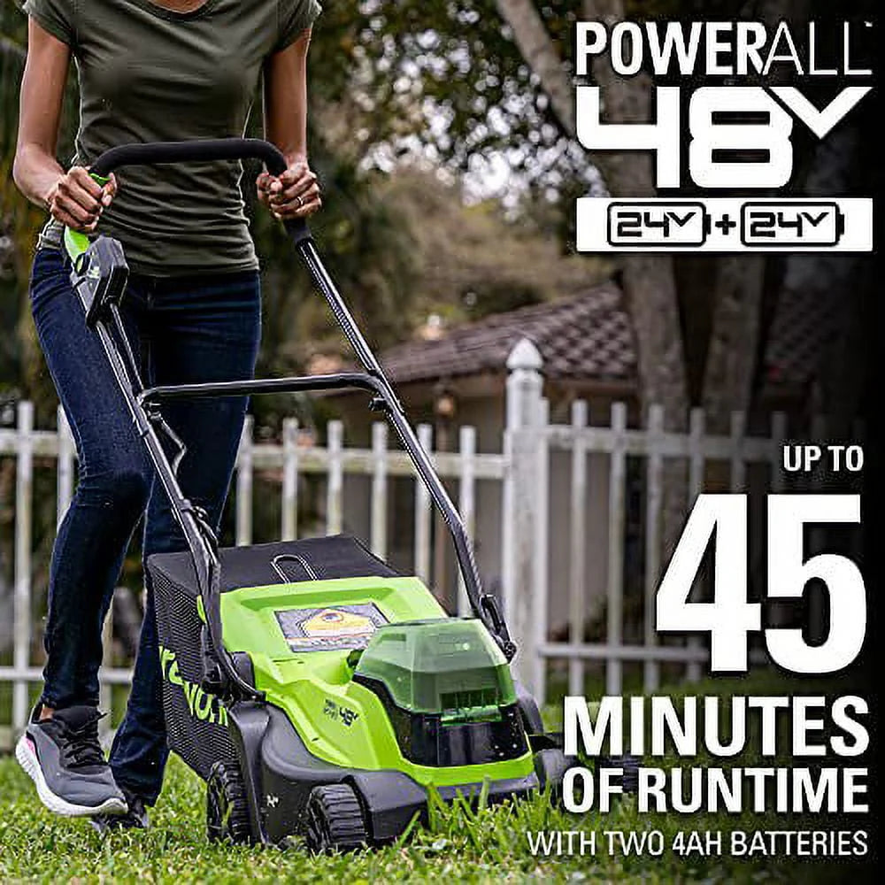 48V 14 Mower, 24V Axial Blower and 24V 10 String Trimmer Combo M830462