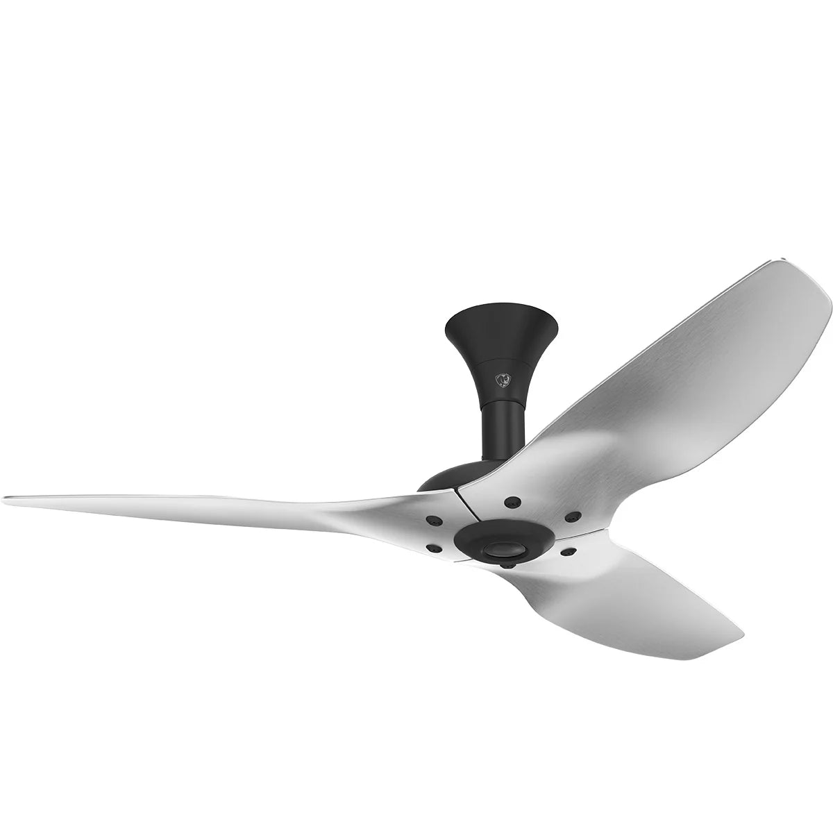 52 Ceiling Fan with Brushed Aluminum Blades and Black Finish Y8583