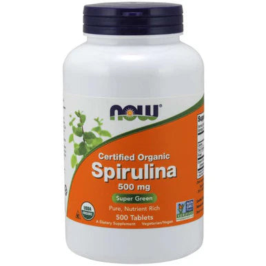 Spirulina 500mg Organic 500 Tablets H165182