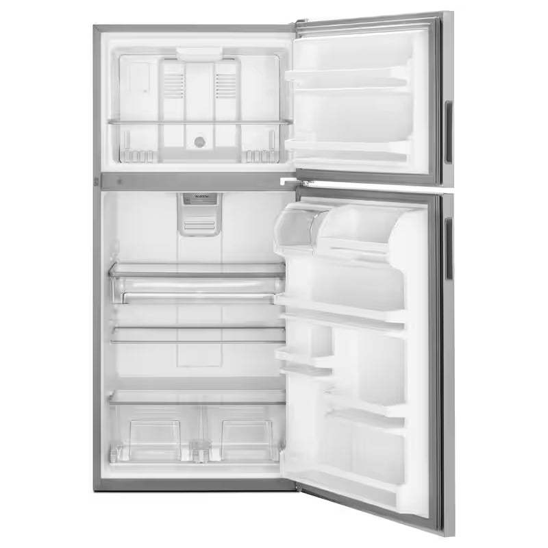 21 cu. ft. Top Freezer Refrigerator in Stainless Steel E893