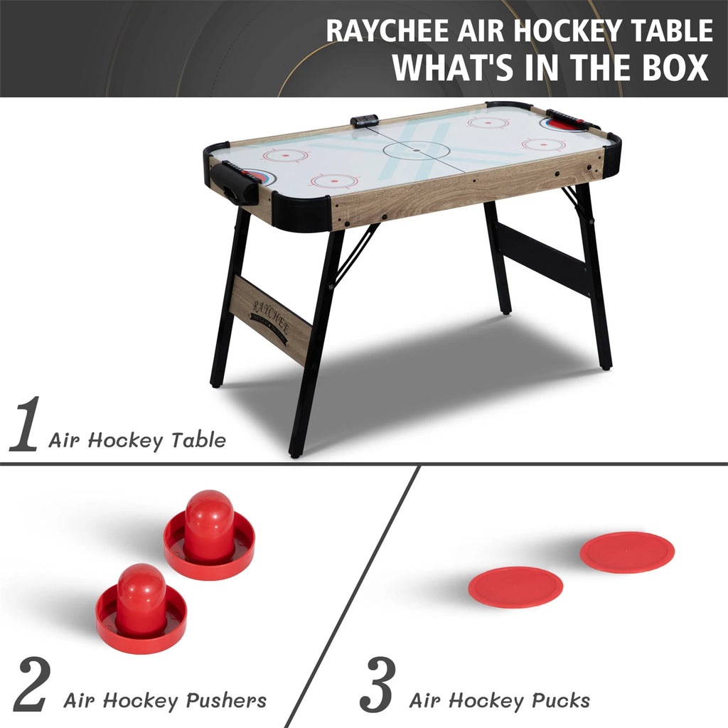 48in Foldable Air Powered Hockey Table with LED Scoreboard I47217