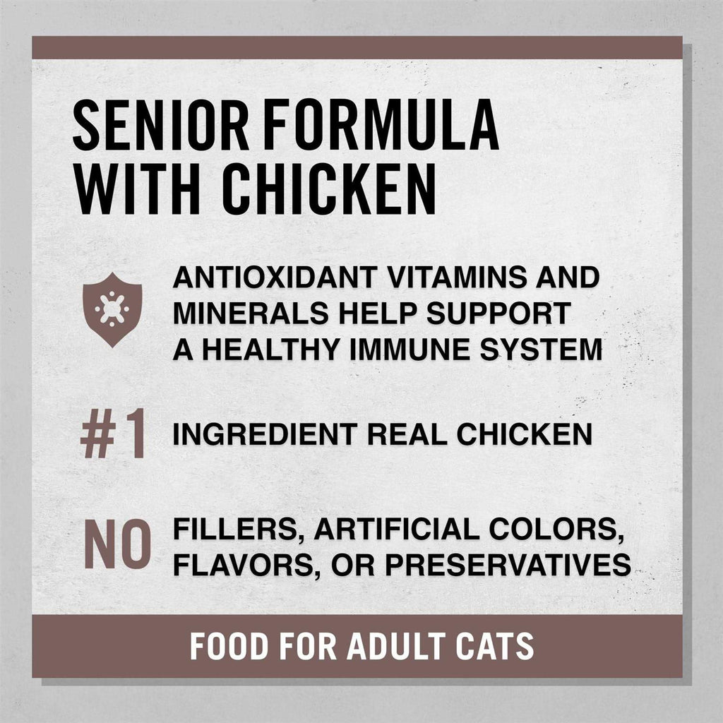 Senior Formula Chicken Dry Cat Food H754