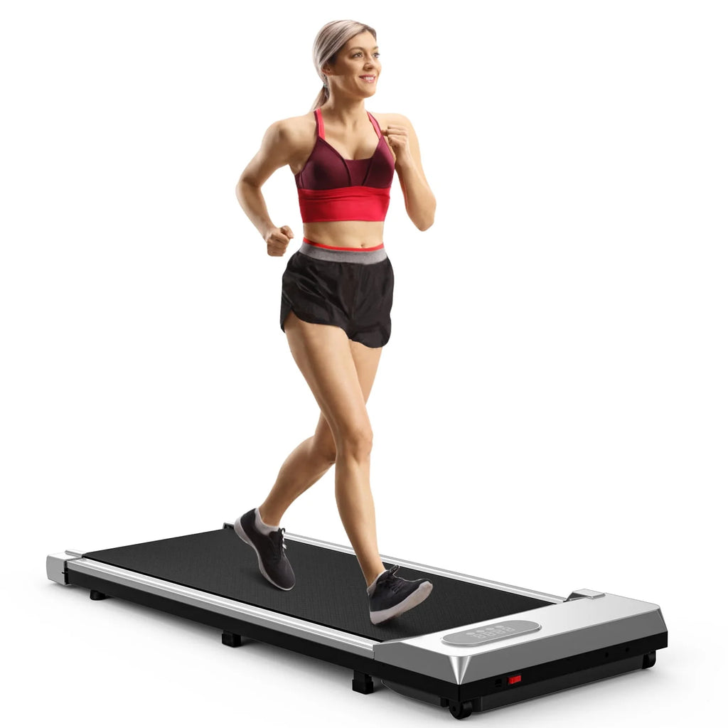 2 in 1 Under Desk Treadmill with Remote Control and LCD Display T50982