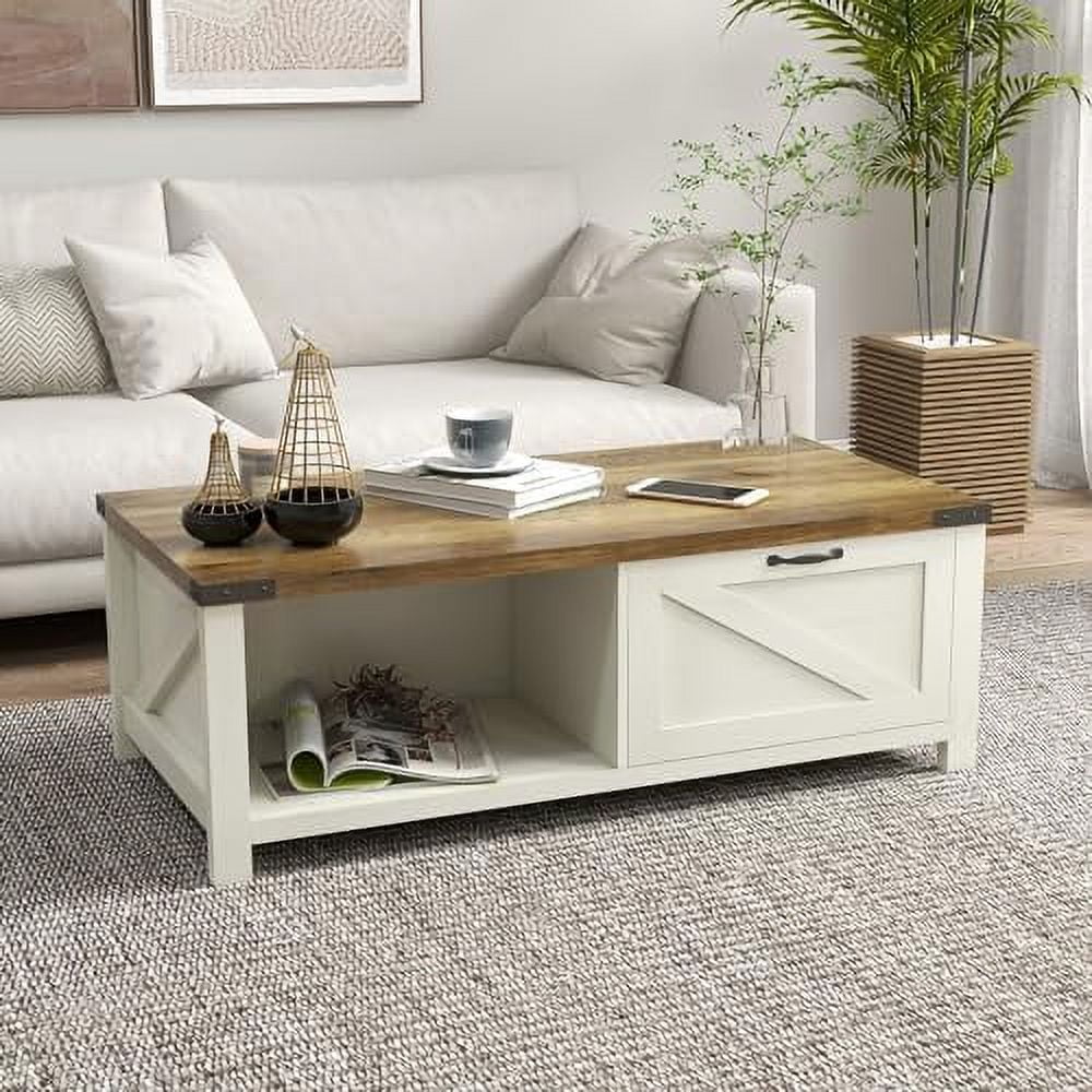 Farmhouse Coffee Table with Drawer K647654