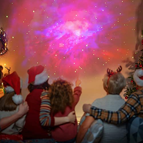 Star Projector Galaxy Night Light Astronaut LED Lamp with Timer and Remote White M623