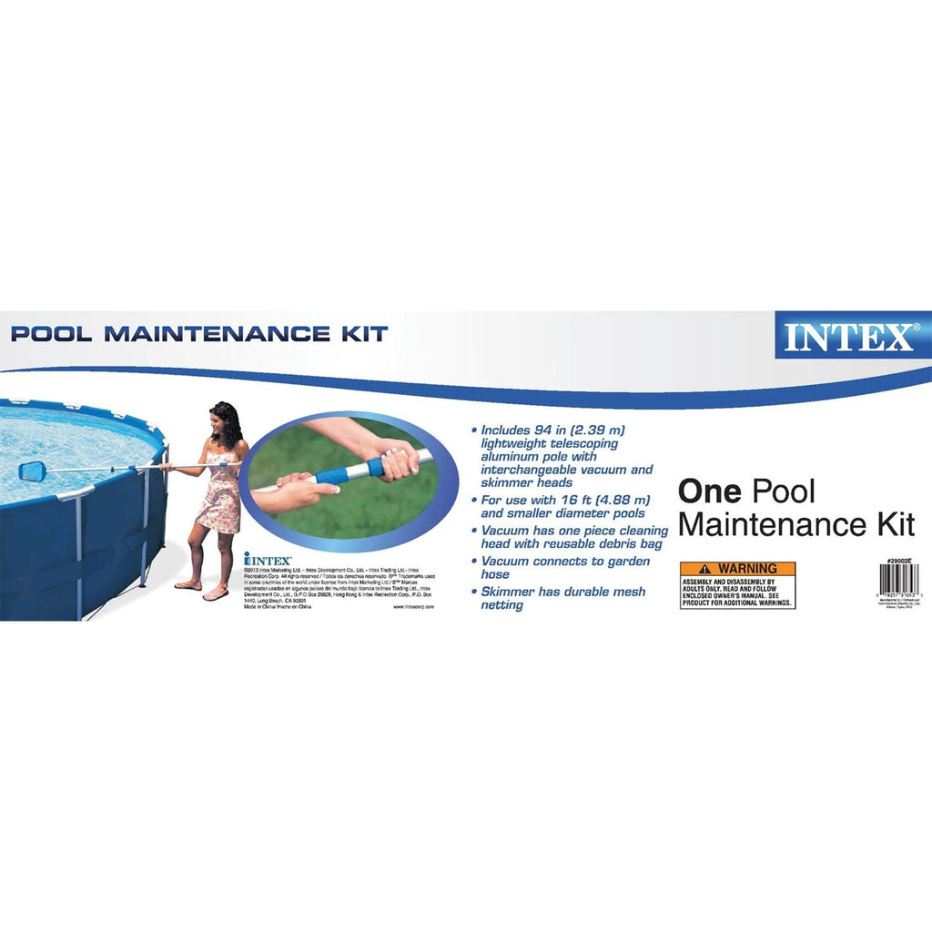 12' x 2.5' Round Pool with Filter Pump and Cleaning Kit L75968